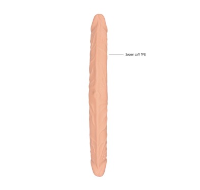 RealRock - Podwójne wygięte dildo mega długie 36cm